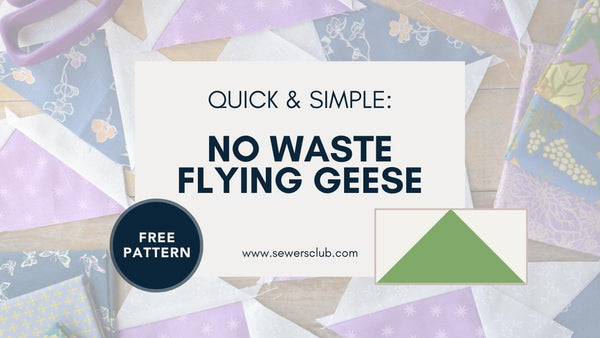 No Waste Flying Geese Pattern