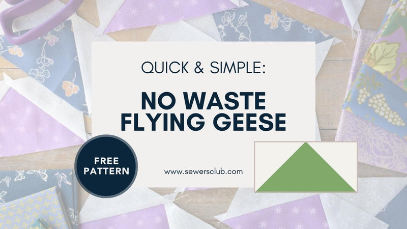 No Waste Flying Geese Pattern