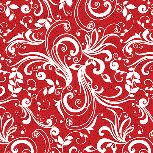 Rhapsody - Red/White Scroll