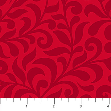 Cardinal Christmas - Red Scroll