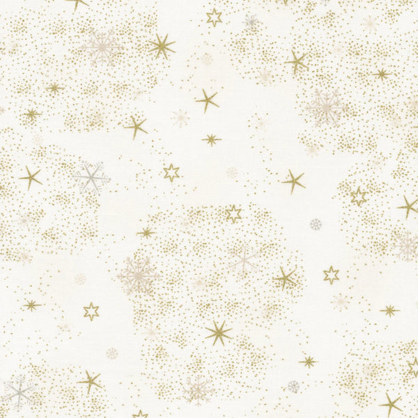 Frosty Snowflake - Cream/Gold Snowflakes and Sprinkle