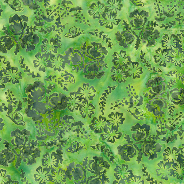 Secret Garden - Green Twist Floral