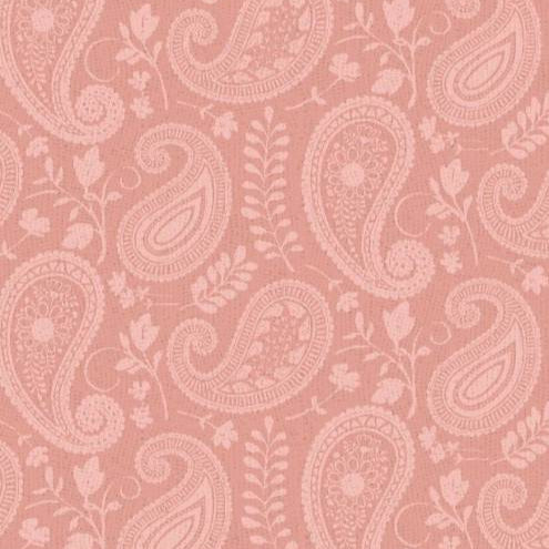 Daisy Days - Pink Tonal Paisley