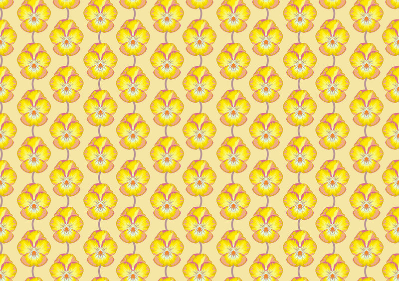 Iconic - Yellow Pansies