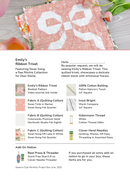 Emily's Ribbon Trivet Kit