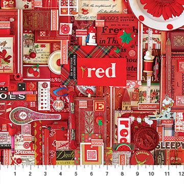 Color Collage - Red Collage