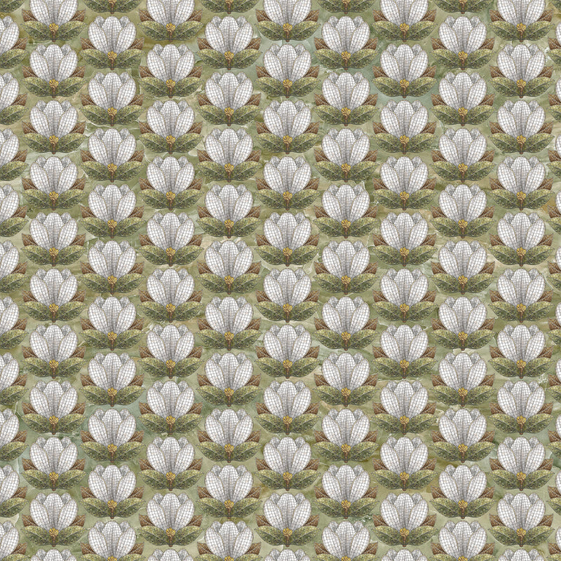 Magnolia - Green Magnolia Scallop