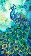 Allure - Turquoise Multi Peacock Panel