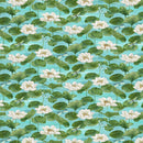 Tranquil Waters - Turquoise Multi Water Lilies