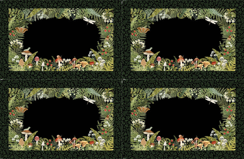 Wild Harvest - Black Placemats