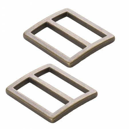 1" Flat Widemouth Sliders Antique, Package of 2