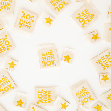 Sarah Hearts Labels - Made With Joy & Stars