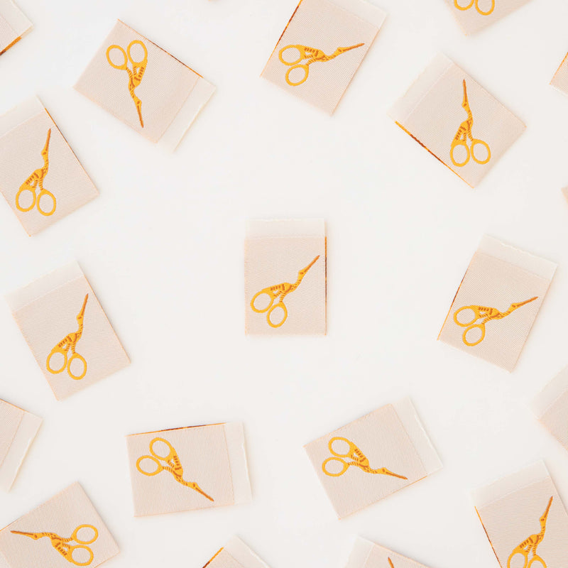 Sarah Hearts Labels - Stork Scissors