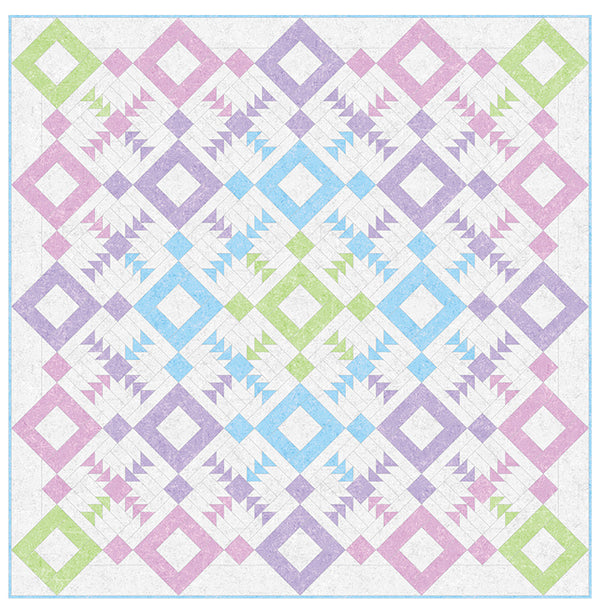 Wild Goose Chase Throw Quilt Pattern