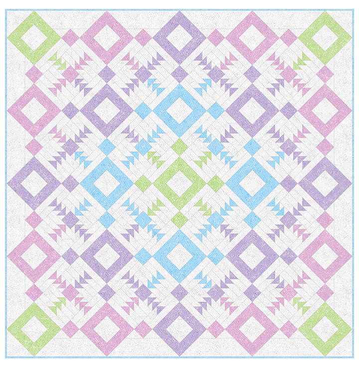 Wild Goose Chase Throw Quilt Pattern