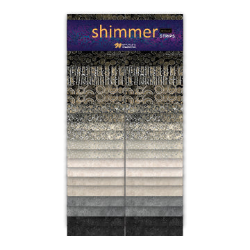 Shimmer Strips - 2 1/2" Black Earth