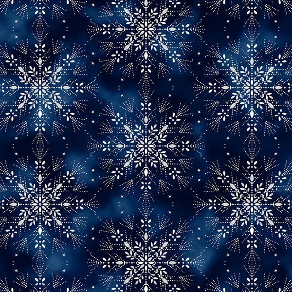Midnight Perch - Midnight/Silver Snowflake