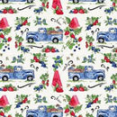 Sweet Summer - White Trellis Tonal