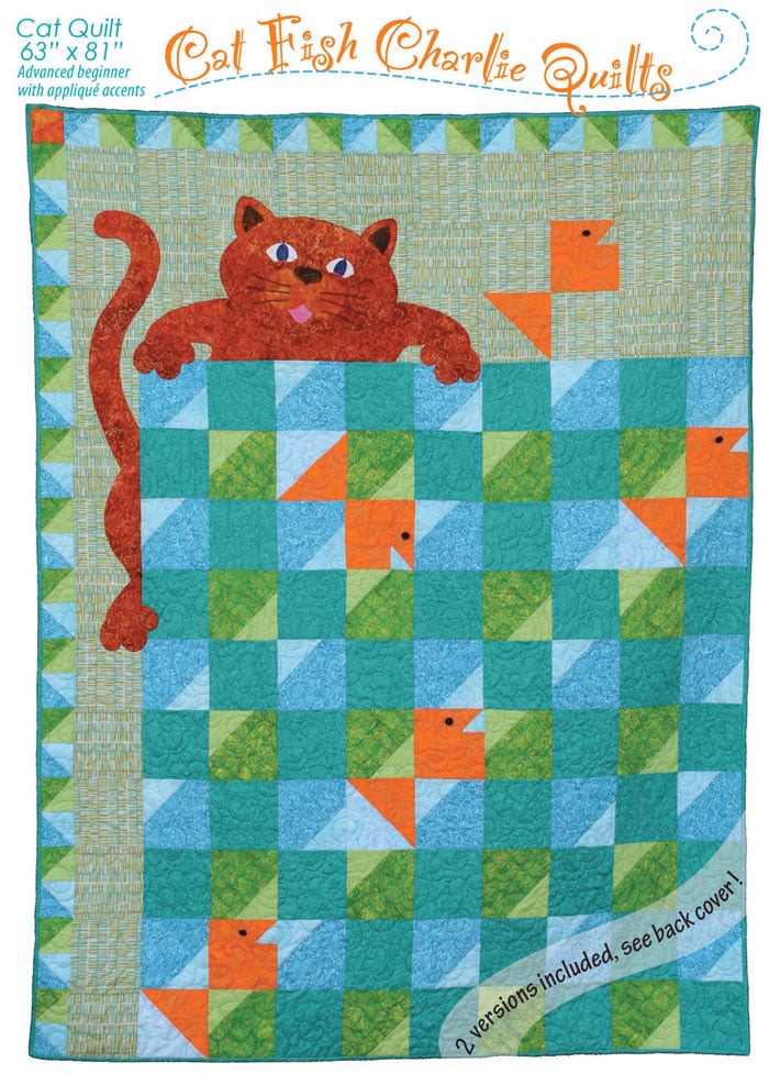 Cat Fish Charlie Quilt Pattern