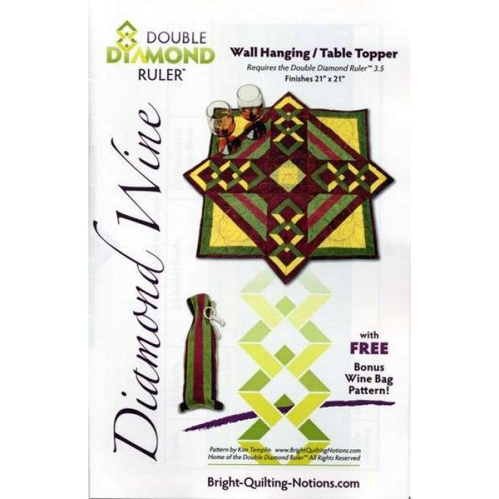 Diamond Wine Wall Hanging and Table Topper Pattern
