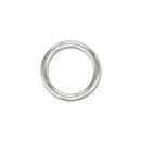 1 1/4" Nickle Plated Solid Ring - 2 Rings