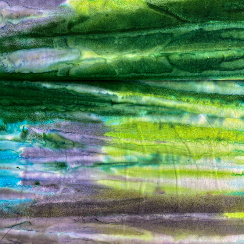 Banyan Batiks - Green Multi Lines