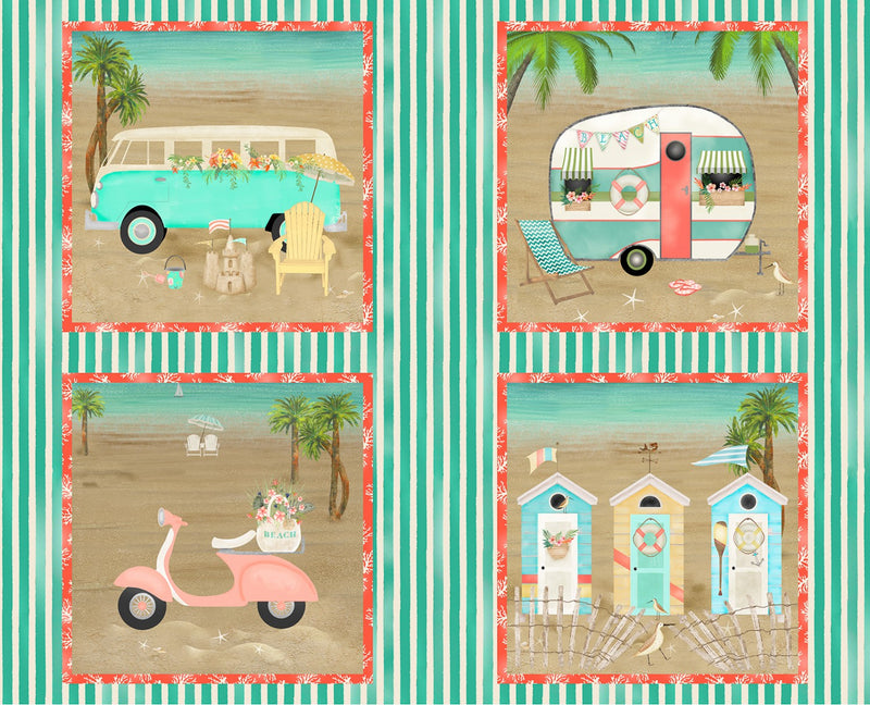 Beach Travel - Bus Panel