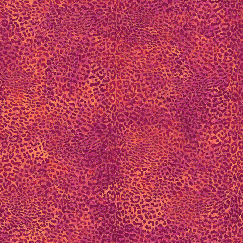 Wild Things Shimmer - Hibiscus Cheetah