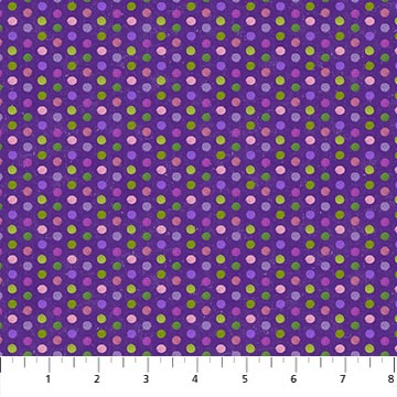 Life Happens - Purple Multi Dots