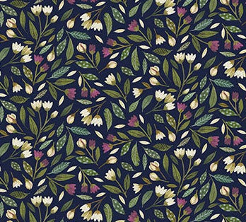 Avalon - Navy Mini Floral