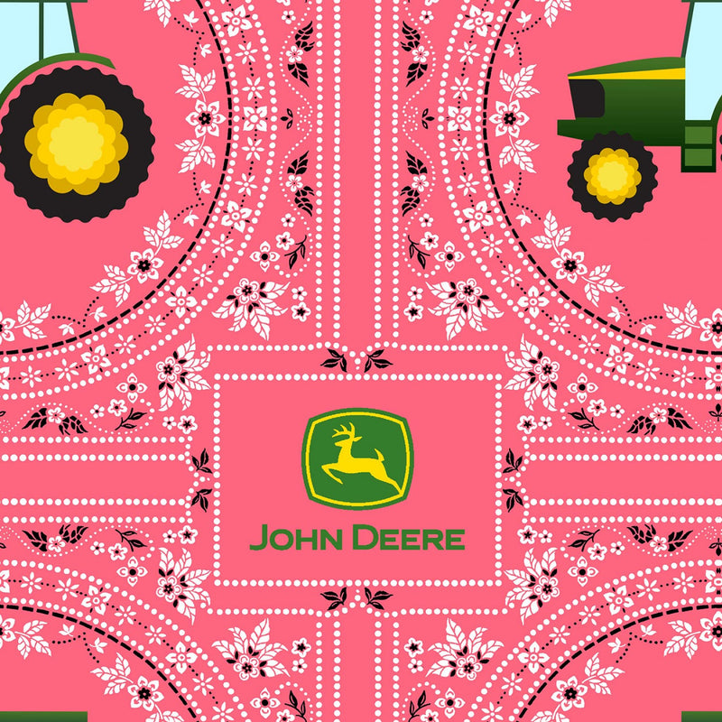 John Deere Cotton - Pink Bandana