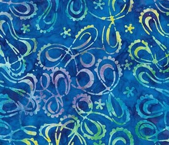 Quilter's Guide To The Galaxy - Turquoise Swirls