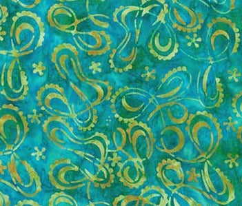 Quilter's Guide To The Galaxy - Teal Swirls
