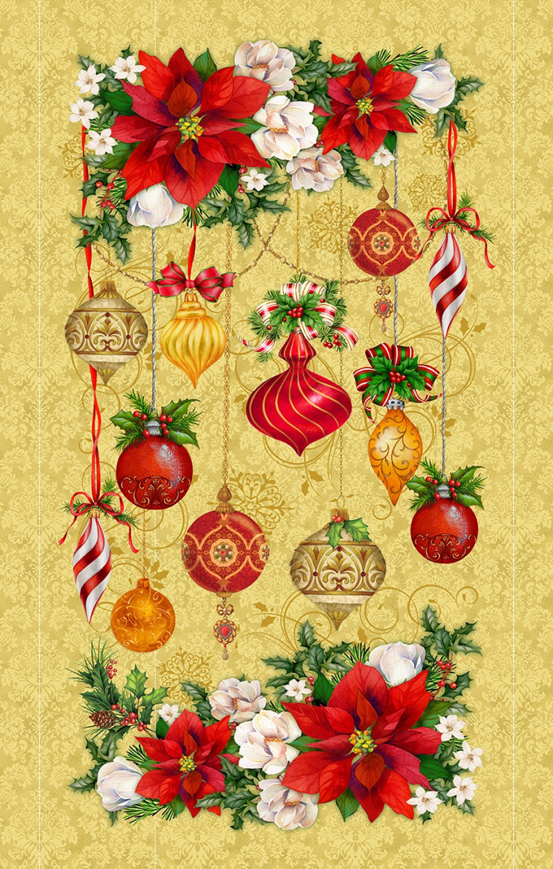 Christmas Legend - Floral Panel