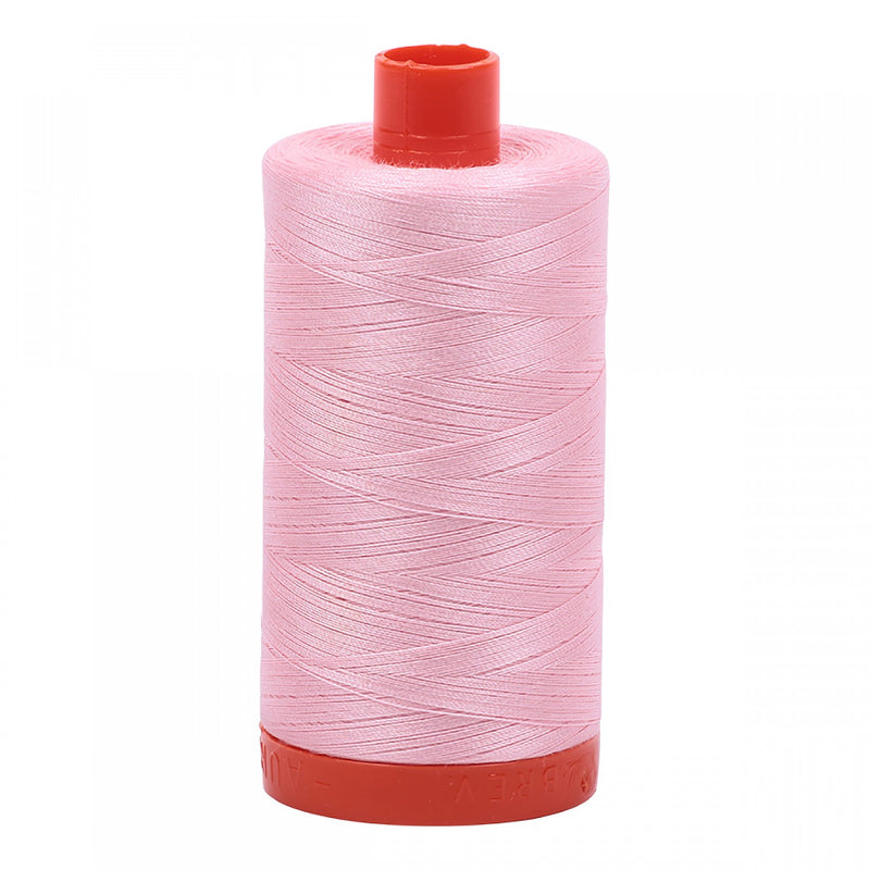 Mako Cotton Thread Solid 50wt 1422yds - Baby Pink