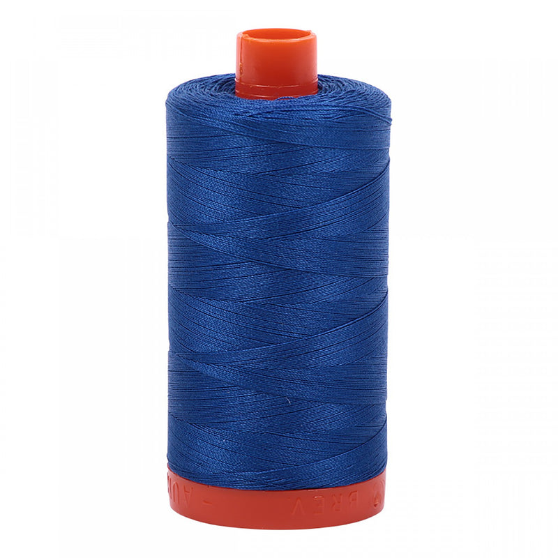 Mako Cotton Thread Solid 50wt 1422yds - Medium Blue