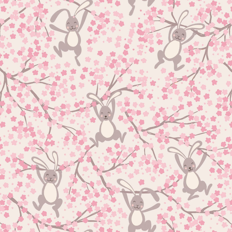 Bunny Hop - Pink Swinging Bunnies