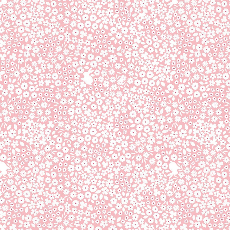 Bunny Hop - Pink Mini Bunny Floral