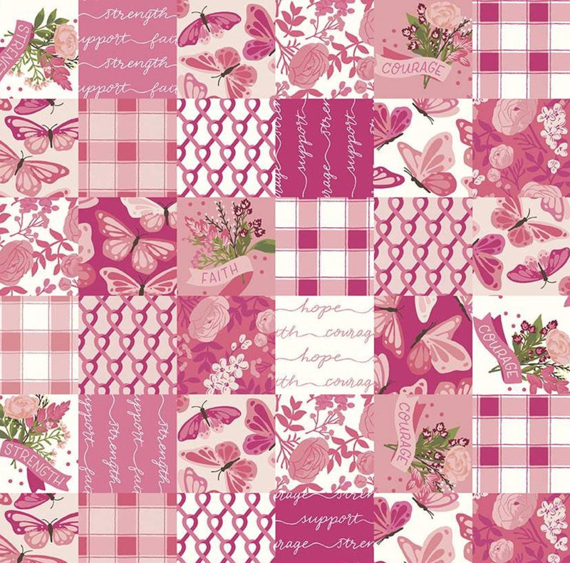 Hope in Bloom - Cheater Print Pink