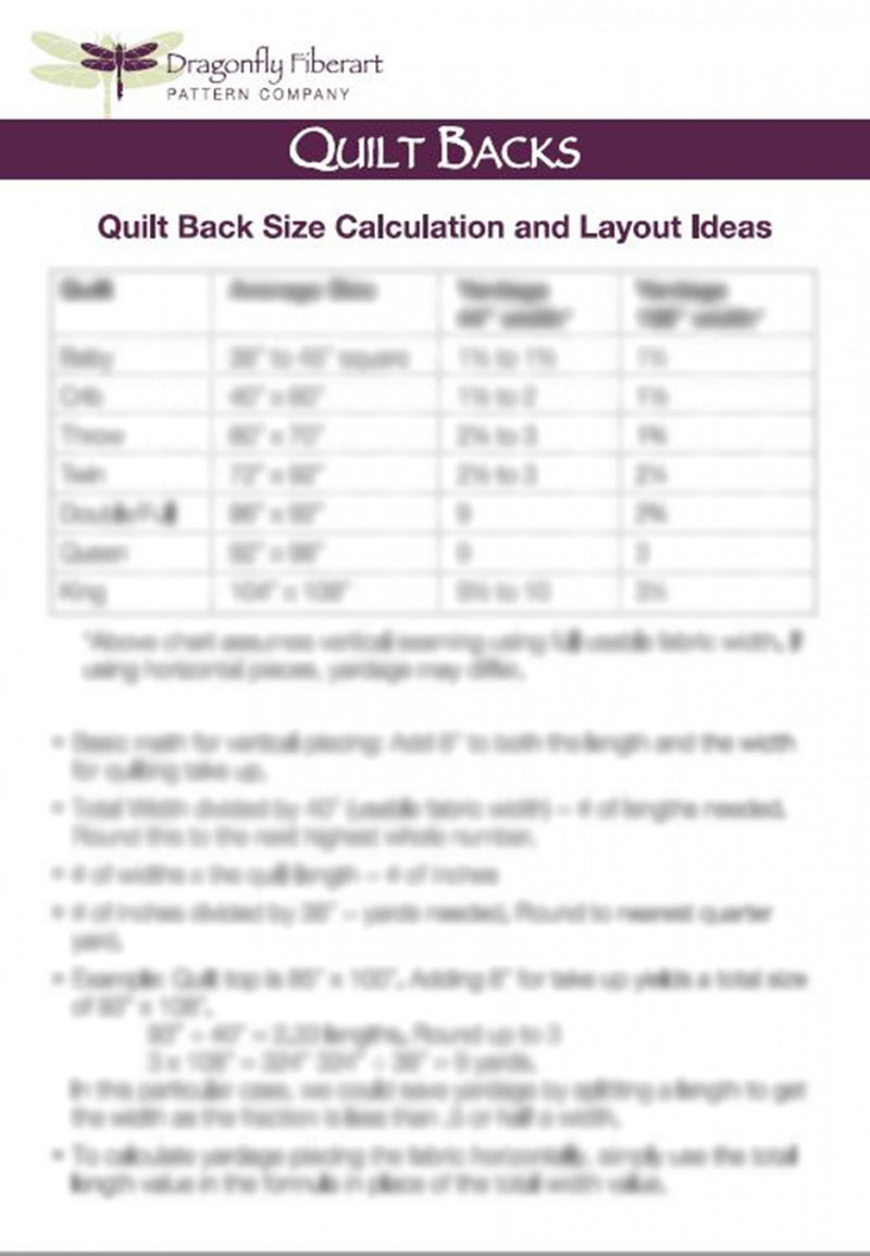 Quilt Backs Learning Series Card