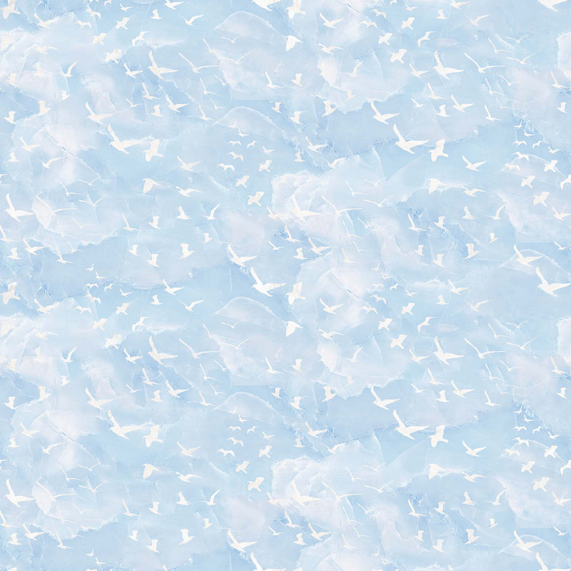 Swept Away - Blue Flying Gulls