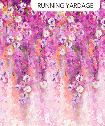 Dragonfly Dreams - Pink Multi Full Width Ombre