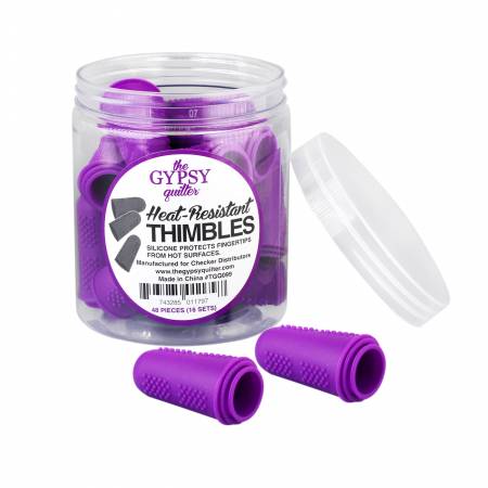 The Gypsy Quilter Heat Resistant Thimbles Purple