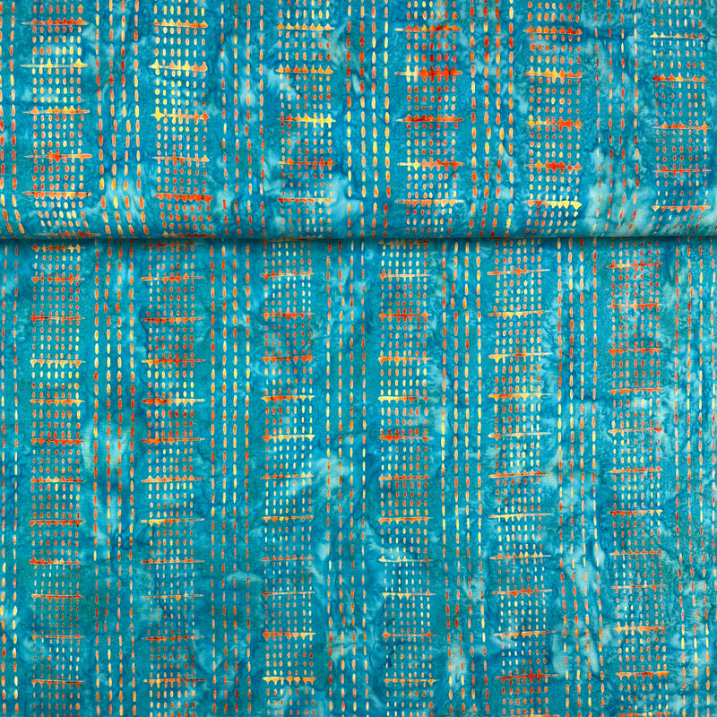 Kilts and Quilts - Blue Crosshatch