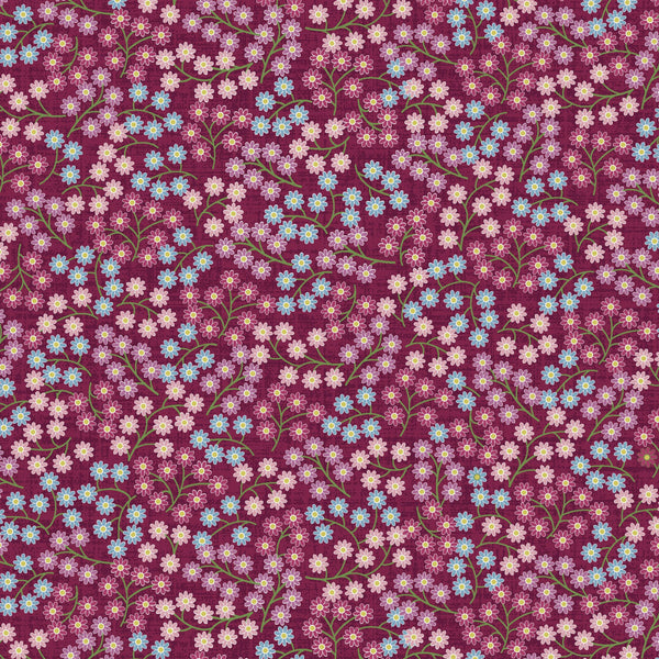 Flower & Vine - Red Small Floral
