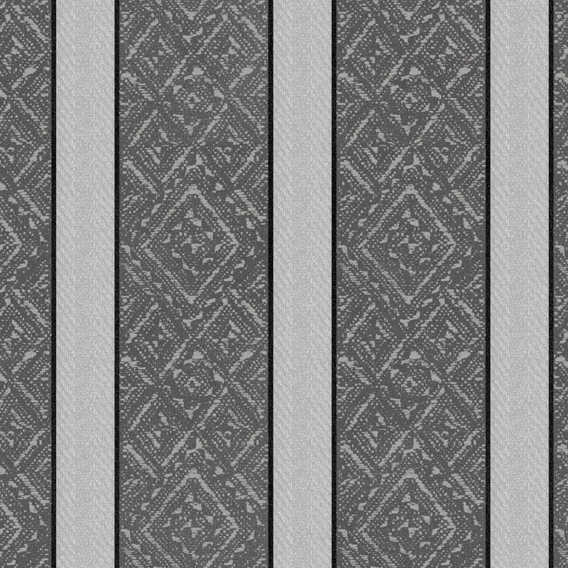 Heritage Woolies Flannel - Grey Stripe