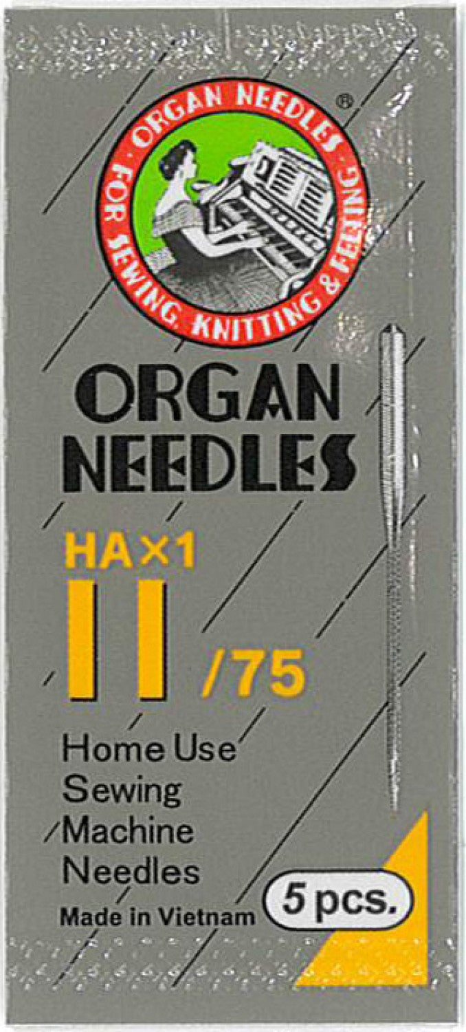 Organ Universal Machine Needle Size 11/75 5ct