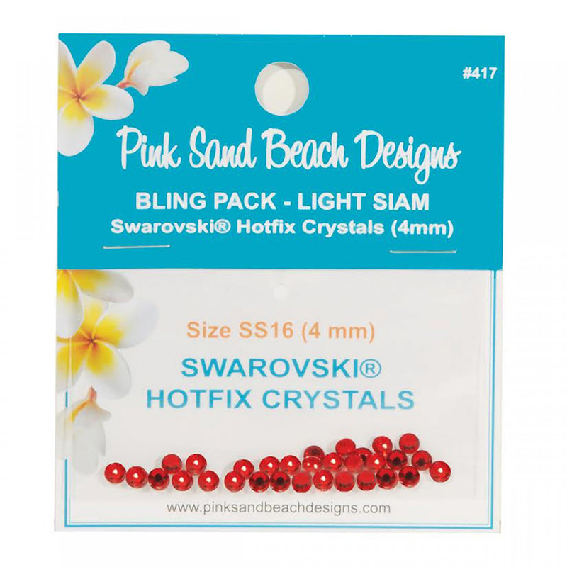 Bling Pack - Swarovski Hotfix Crystal 4mm - Light Siam