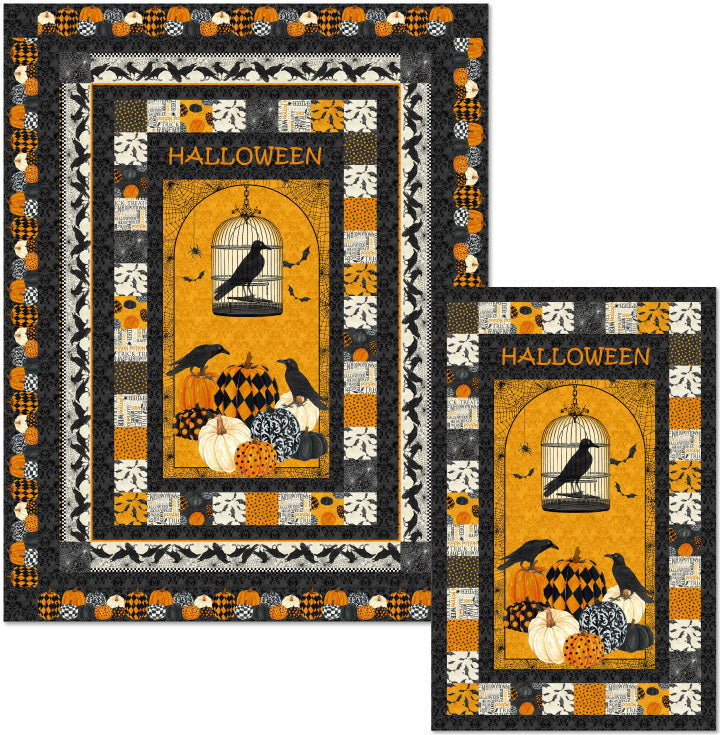 Raven's Halloween Quilt Pattern