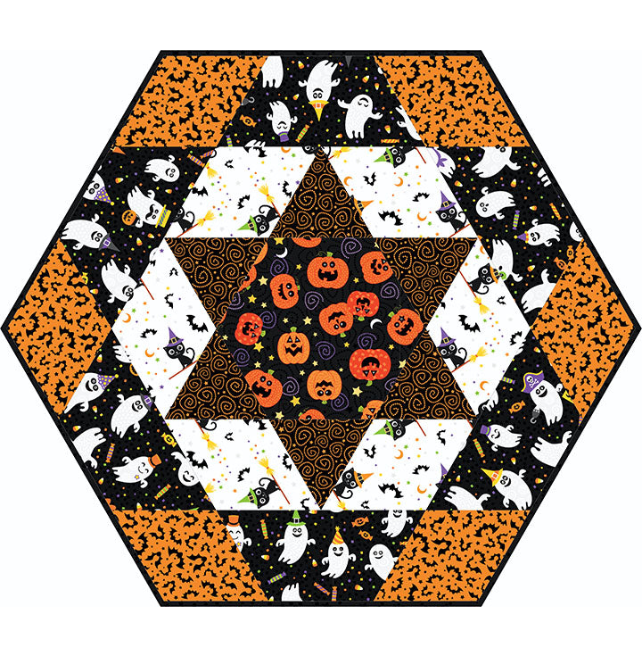 Halloween Hex Table Topper Pattern